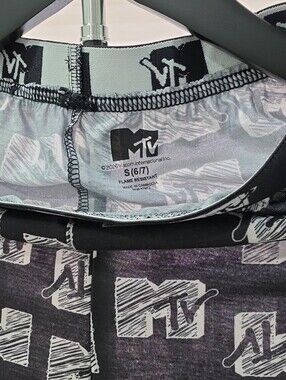 MTV Black & White Logo Pajamas